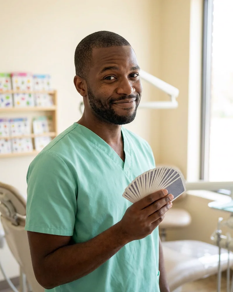 Dr. Chris Okafor, pediatric dentist at Toothy Kids